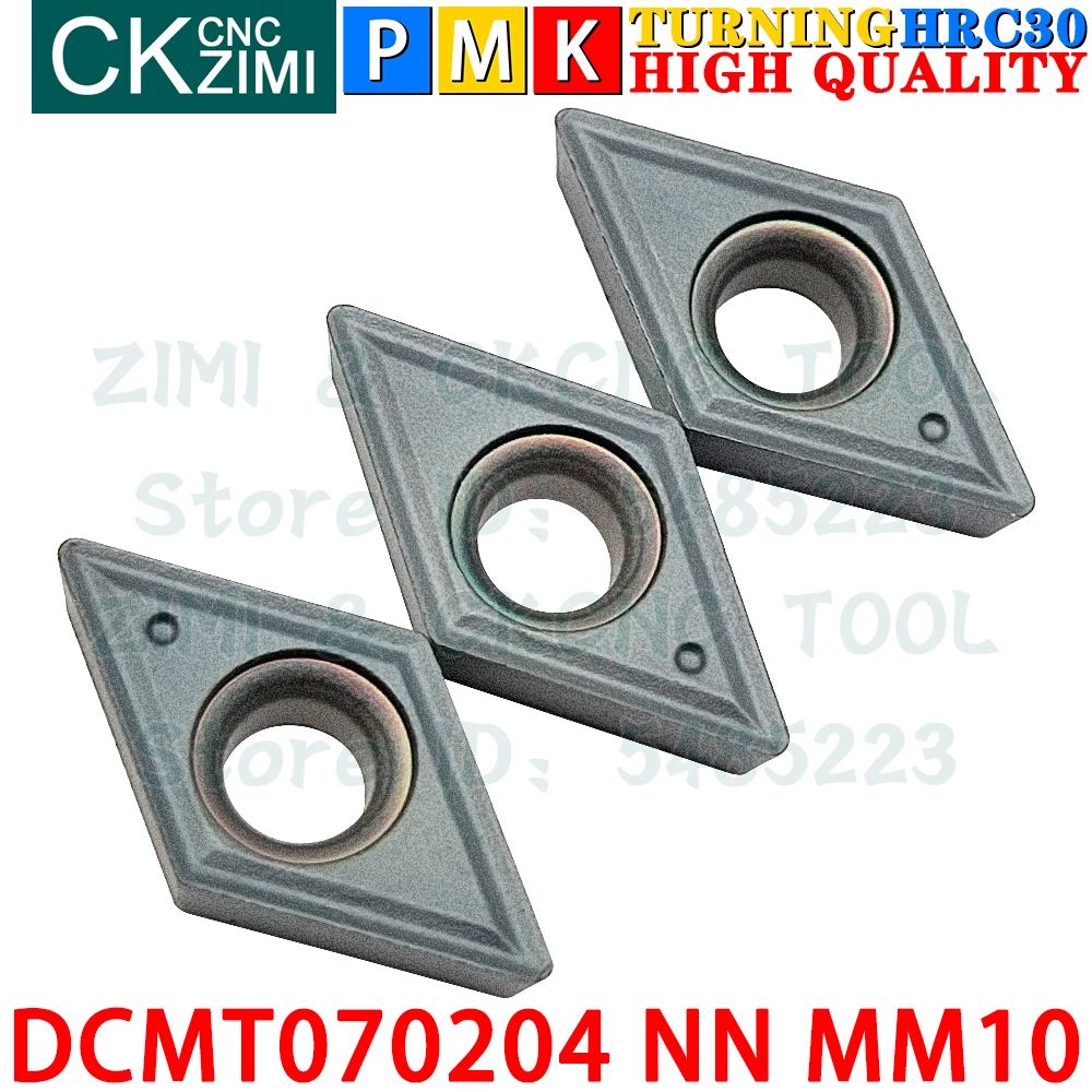 

DCMT070204 NN MM10 DCMT 070204 NN MM10 Твердосплавные пластины Внешние токарные пластины Инструменты DCMT0702 DCMT 0702 NN MM10 MM30 Механический токарный станок с ЧПУ Токарный режущий инструмент