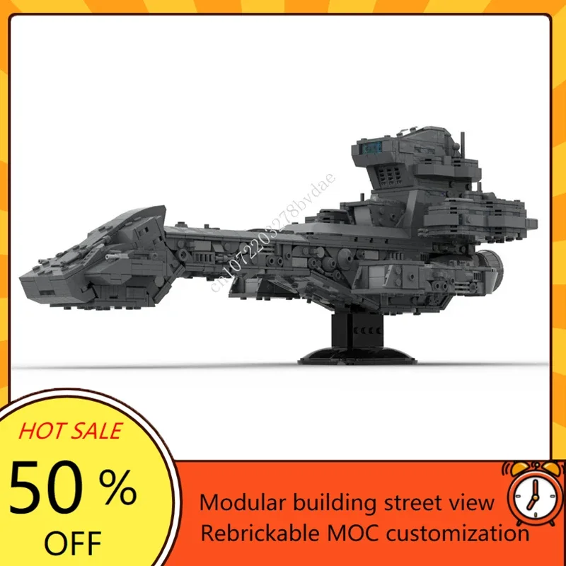 1866PCS Space Movie Puzzle Stargate X-303 Prometheus Spaceship DIY Assembly Model Technology Toy Christmas Birthday Gifts
