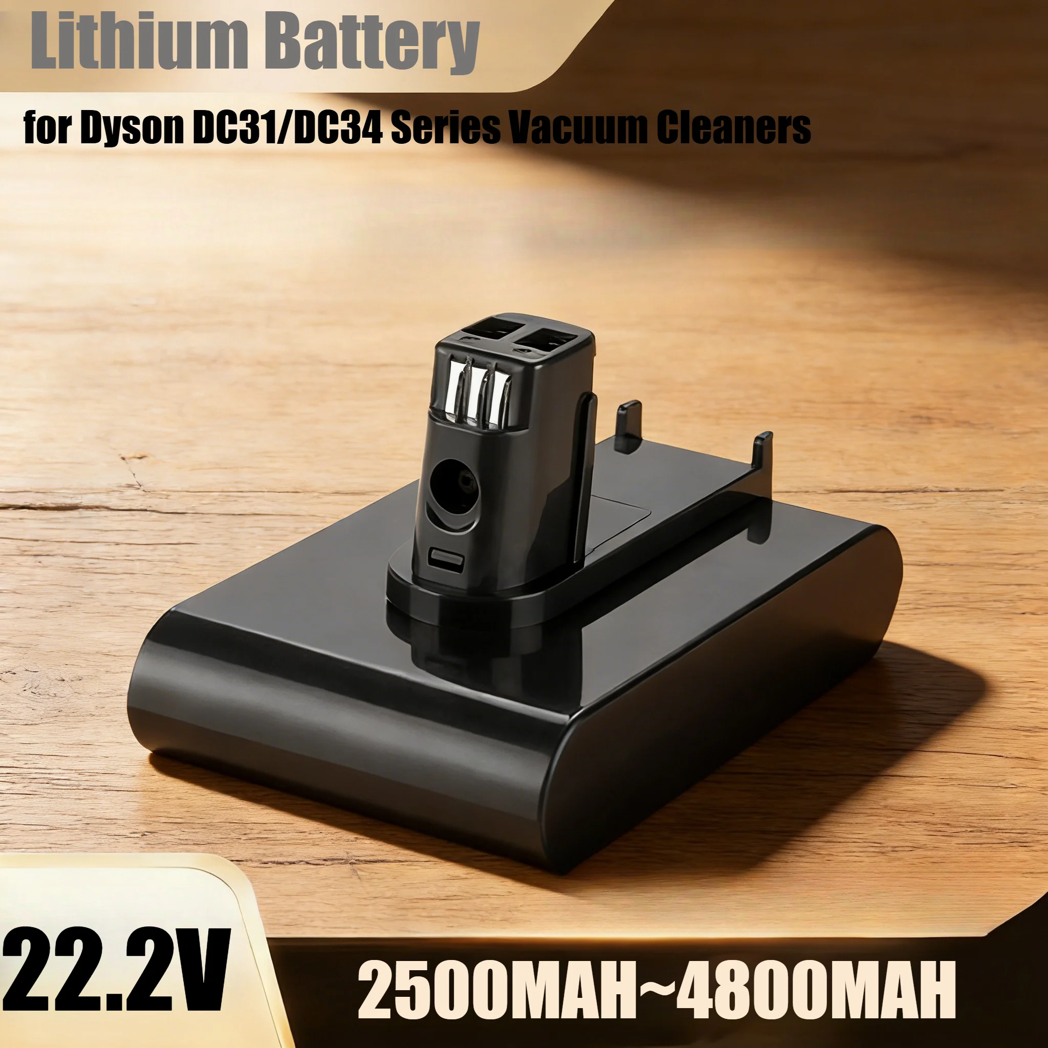 

Замена литиевой батареи 4800 мАч, 22,2 В для пылесосов серии Dyson DC31/DC34, литий-ионный аккумулятор, дизайн с кнопкой и отключением