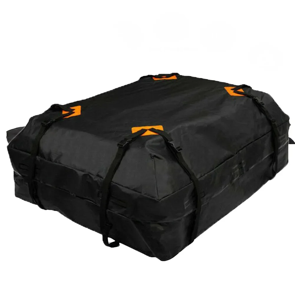 

For Car Roof 425L Storage Bag Car Roof Bag Road Trips Travel 420D Oxford Cloth Ample Storage Space Easy To Install