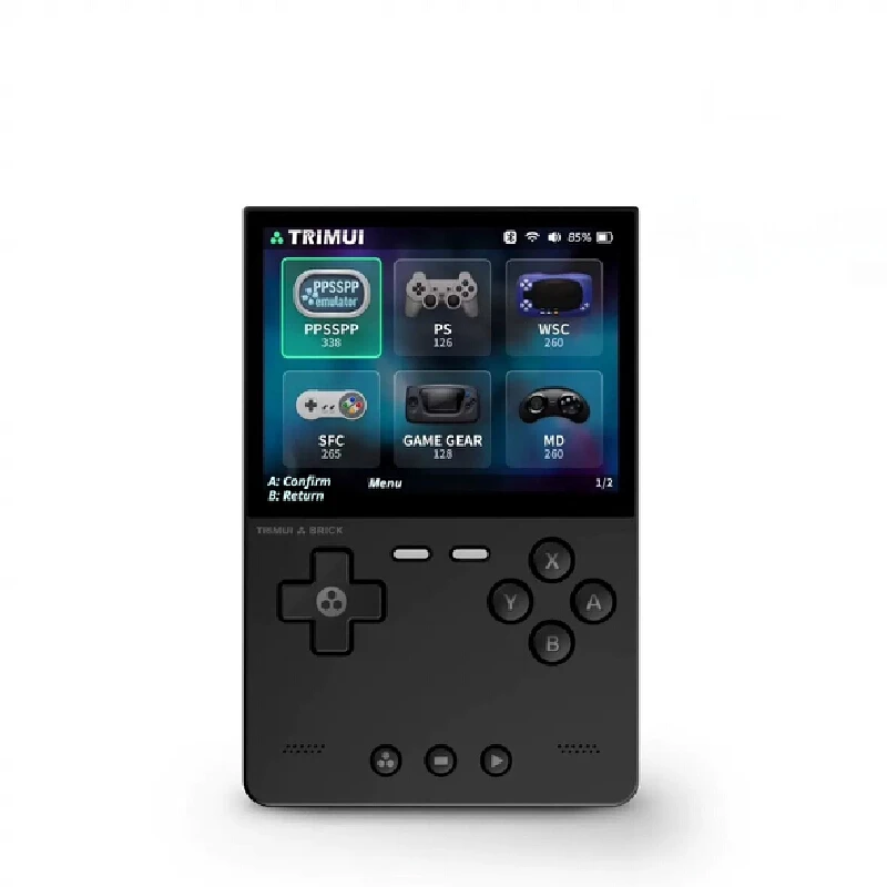 Handheld Game Player Vertical Display Mini Retro Pocket Gaming Device 3.2 Inch 400 Ppi 1024x768 Portable Entertainment For Adult