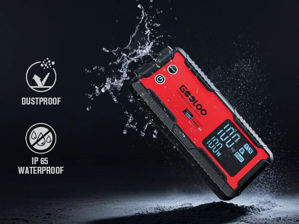 GOOLOO GT6000 6000A Peak 12V Jump Starter with 100W Bi-Directional Fast Charge Portable Car Battery Booster with USB PD & Type-C