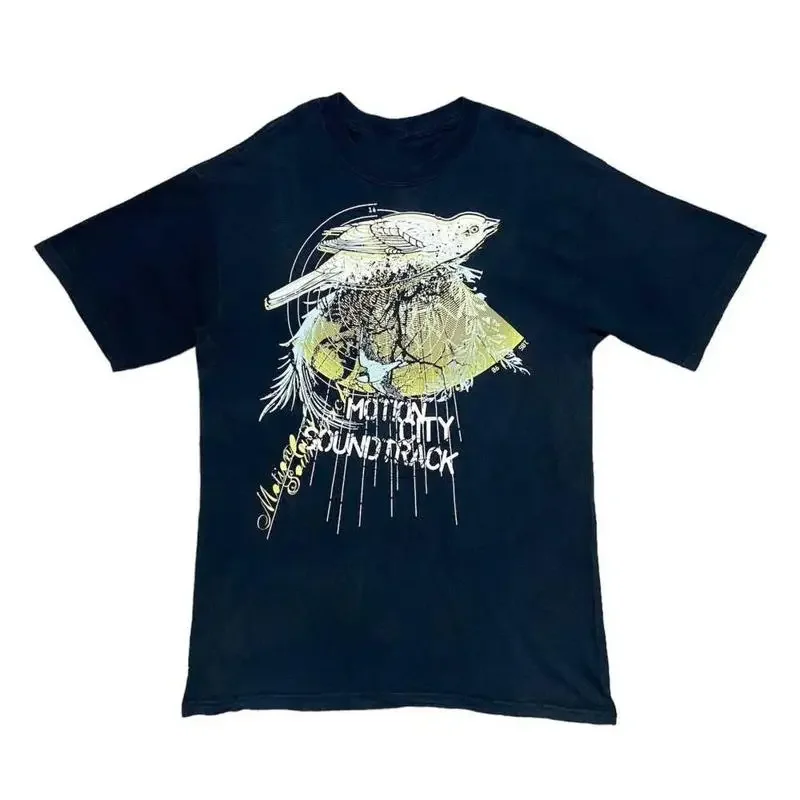 Rare Motion City Soundtrack Black All Size T Shirt Am675
