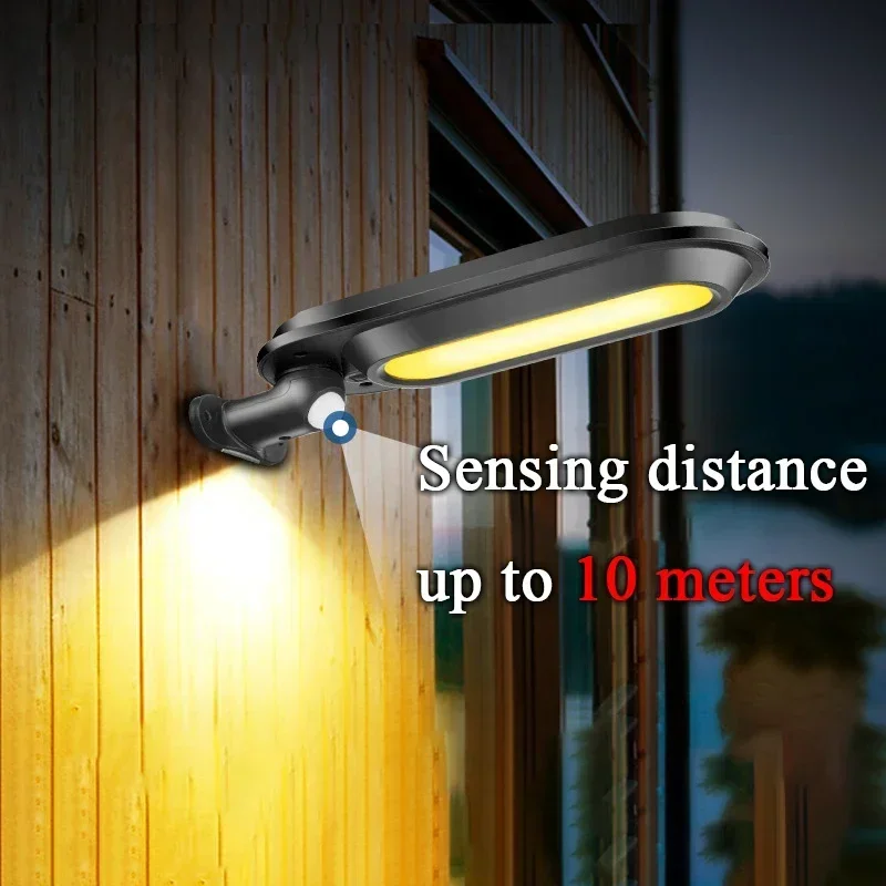 Creative Solar Wall Lamp Outdoor Garden Lighting Street Lamp Home Outdoor Human Body Induction LED Adjustable Angle Wall Light