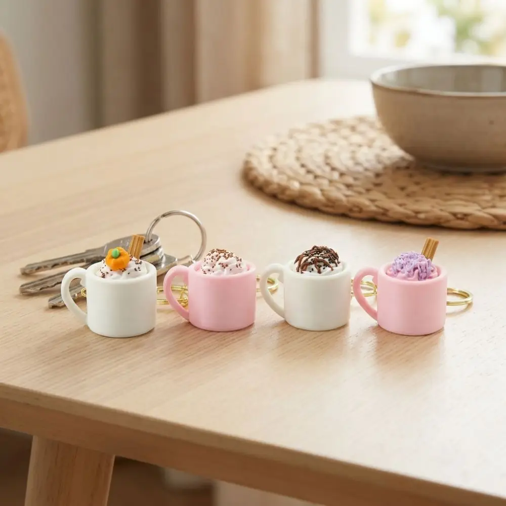 3D Printed Artificial Sundae Mug Clicker Coffee Cup Click Sound Mini Cup Fidget Pendant Mechanical Click Mug Shaped