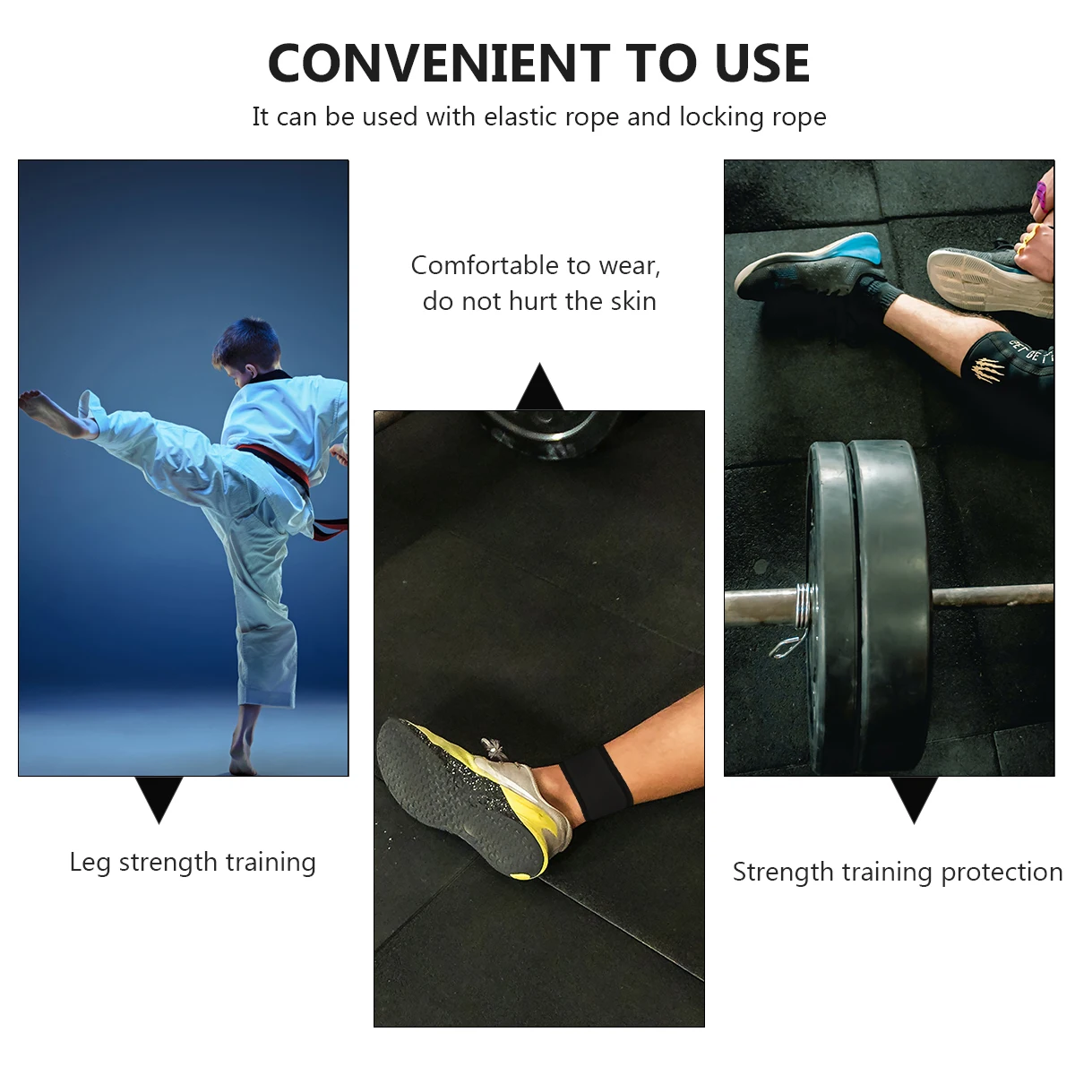 

Practice Tools Ankle Straps Fitness Adjustable Diving for Working Out