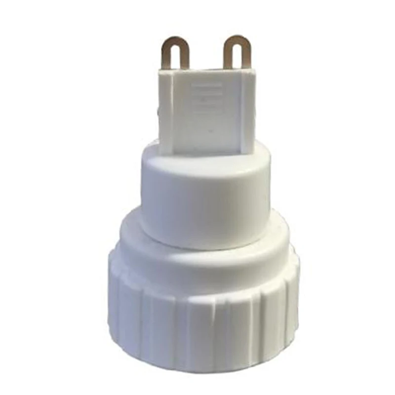 1PCS G9 to MR16 Ceramic Base Light Lamp Holder Converter Screw Bulb Socket Adapter LED Saving Light Halogen Lamp Base White