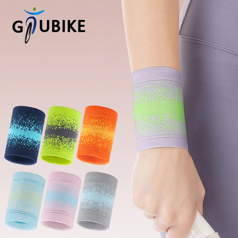GTUBIKE Wrist Support Sweat-Absorbing Breathable Pressurized Anti-Sprain Wrist Guard Fitness Basketball Badminton Wrist Protect