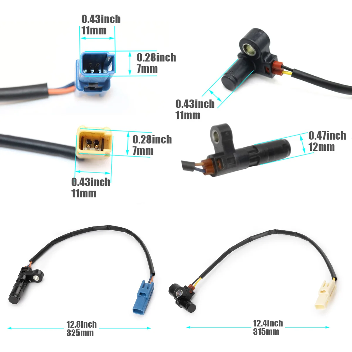 Automobile Gearbox Input And Output Speed Sensor for BEETLE 2010-2012 for VW Jetta Golf Beetle for Audi 09G927321B+09M927321B