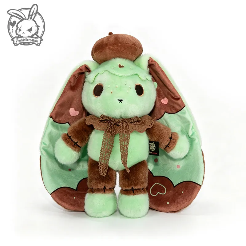 New Plushie Dreadfuls Bunny Plush Toy Soft Stuffed Rabbit Doll Ice Cream Themed Cute Plushie Healing Surprise Holiday Gift