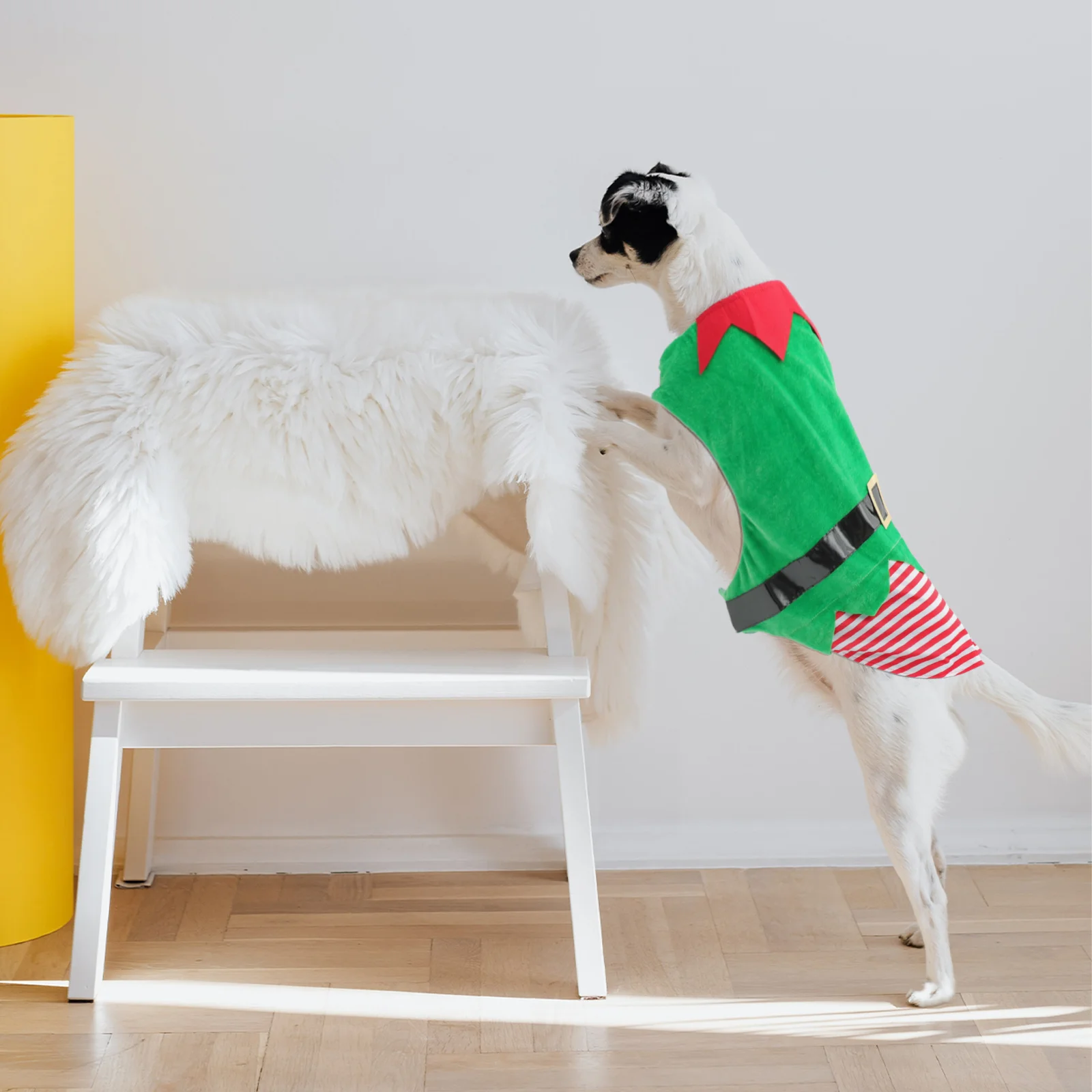 

Festive Christmas Pet Costume for Dog Puppy Cat Adorable Holiday Outfit Comfortable Fabric Party Event Wear All Size