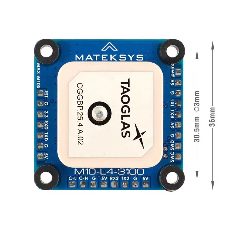 New MATEK M10-L4-3100 ArudPilots AP_Periph GPS GNSS MAX-M10S With AirSpeed Sensor SPL06-001 Module For RC FPV Racing Drone