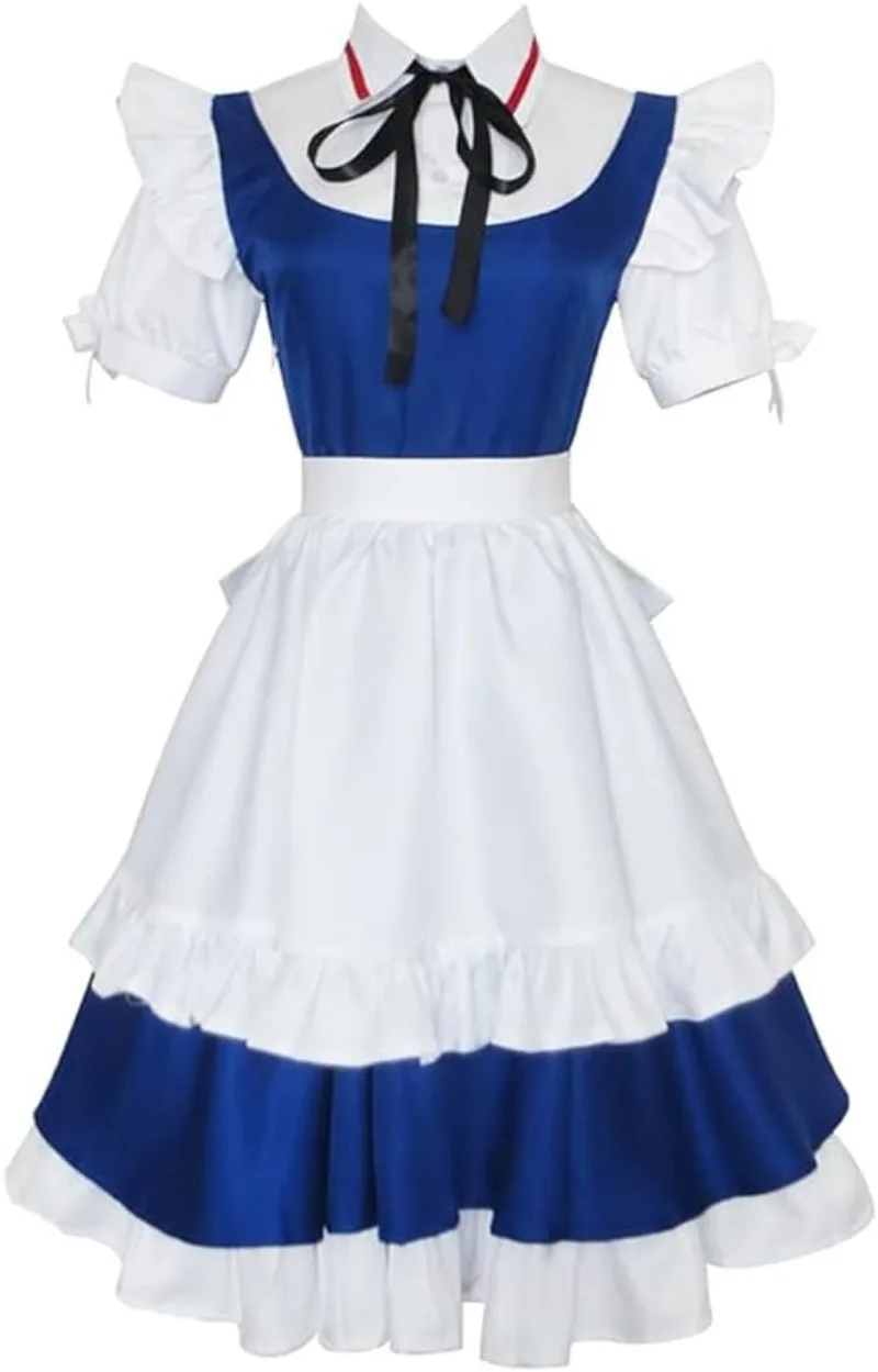 

Game TouHou Project Izayoi Sakuya Cosplay Costume Lolita Dress Woman Sexy Maid Uniform Customize