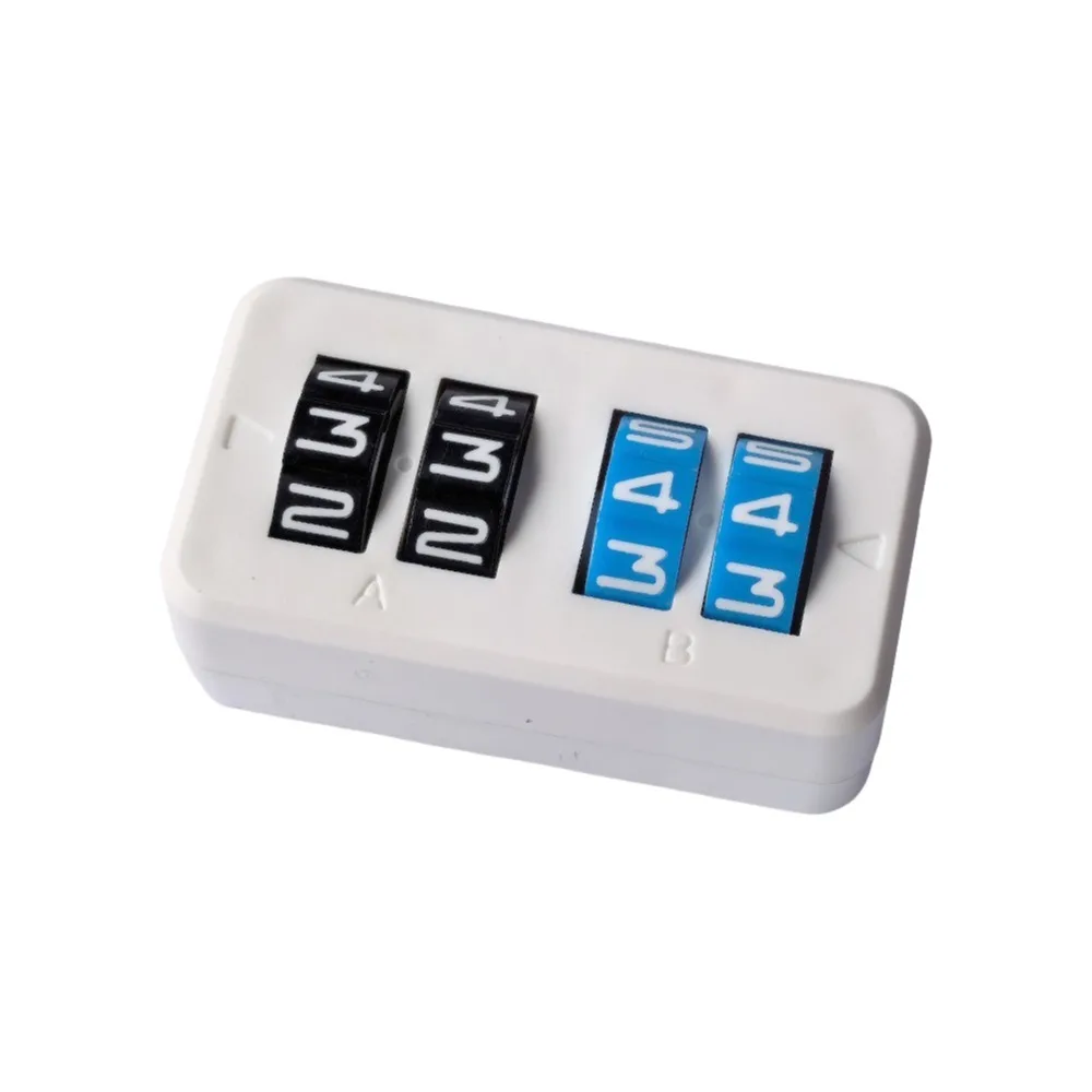 4 Digit Board Game Life Counter Adjustable Wheel Self Discipline Tabletop Sports Score Counter Mini Flexible