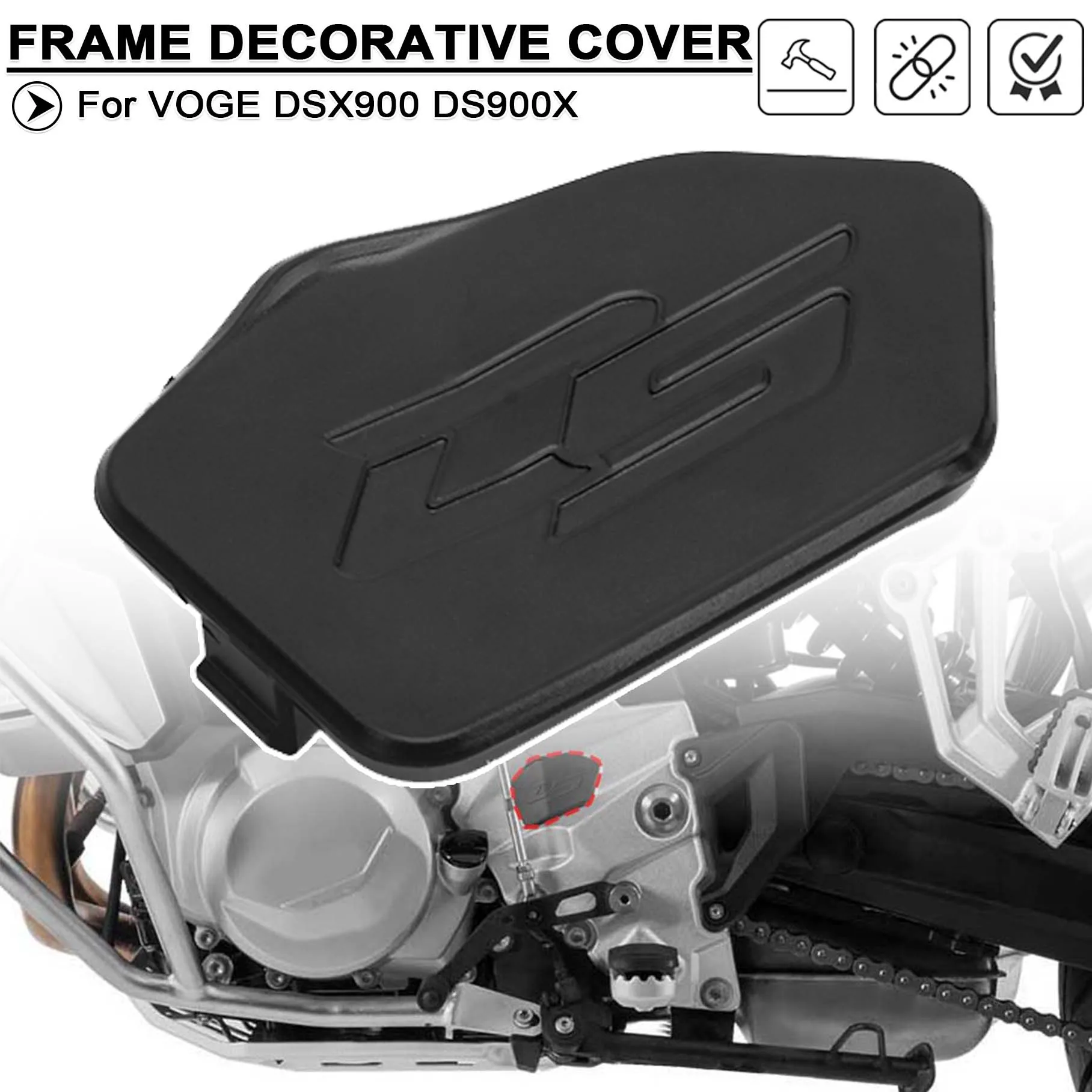 

Декоративные защитные заглушки для рамы мотоцикла DS900X для Voge DSX900 DSX 900 DSX DS900 DS 900 X 900X 24 2025, комплект заглушек для отверстий