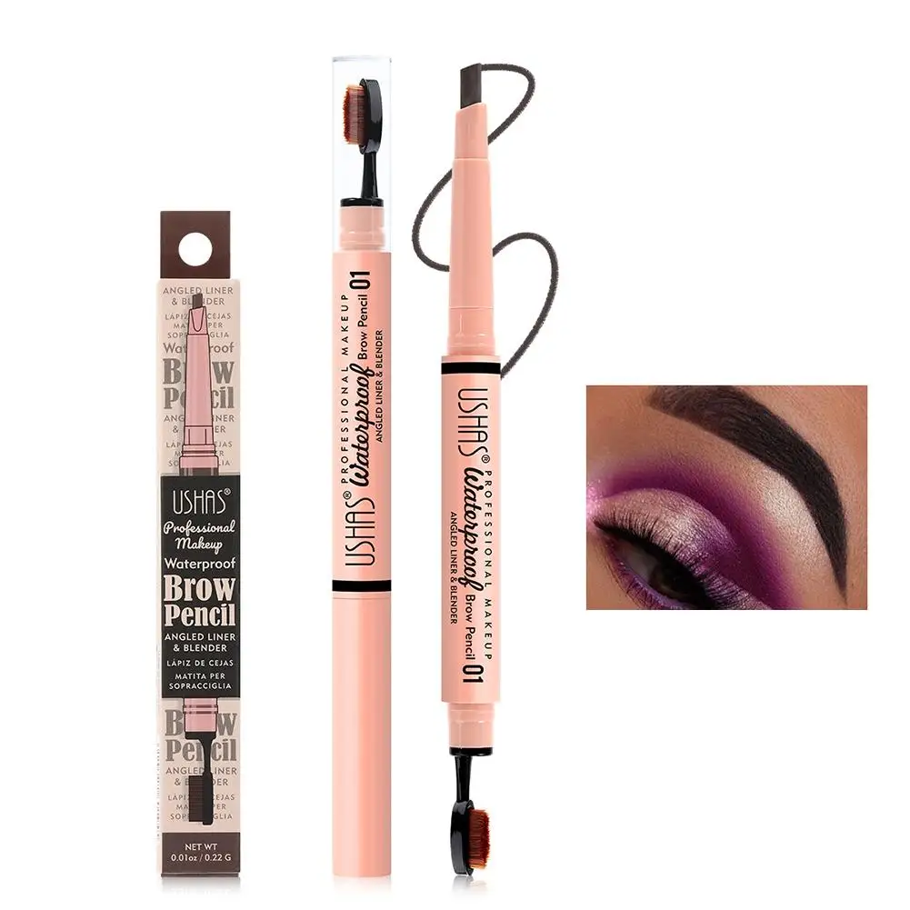 Crème Rehausseur de Sourcils à Double Tête, Liquide Naturel, Tatouage Durable, Imperméable, 1 2 Pigments, Crayon de Teinture, W8F5