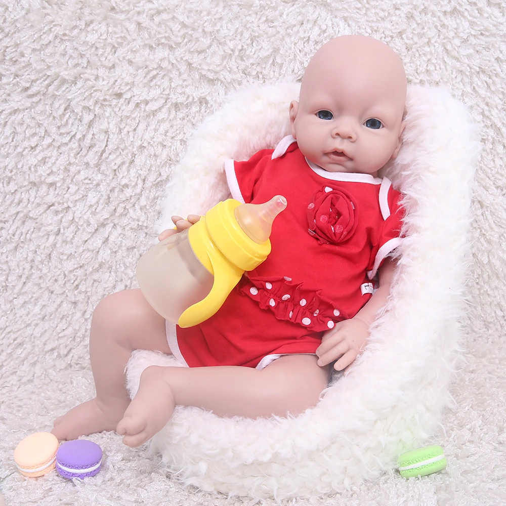 WW1538 52cm 3900g Realistic Silicone Reborn Baby Doll Newborn Baby Toys Soft Lifelike Dolls for Children Christmas Gift