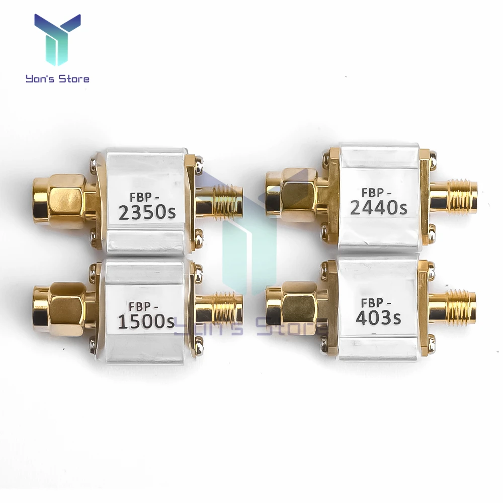 

FBP 2.4GHz 2440MHz RF Coaxial Bandpass filter SAW / SMA for WiFi Bluetooth Zigbee Signal 403MH 1500MHz 2350MHz