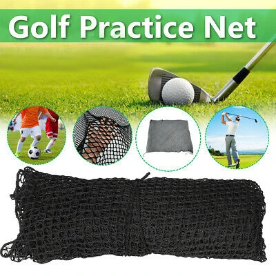 Golf Practice Net 2Mx2M / 3Mx3M Heavy Duty Impact Rope Border Sports Barrier Training Mesh Netting Golf Training Accessories 1PC