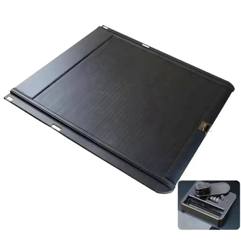 Factory Hot Selling Custom Logo Lockable Manual Password Lock Aluminum Alloy Pick Up Truck Bed Cover