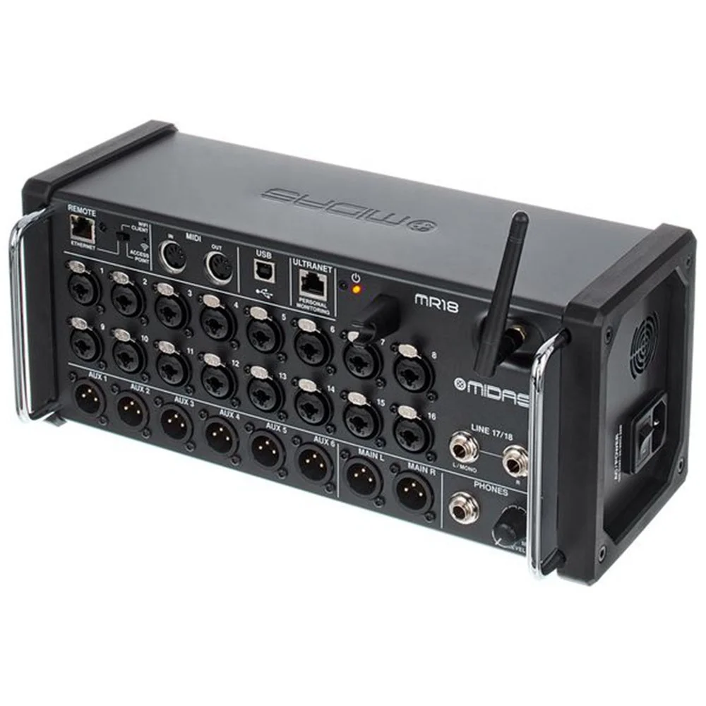 MR18 Digital Mixer With  Microphone Preamps 18-Channel Pa Sound System Audio Console