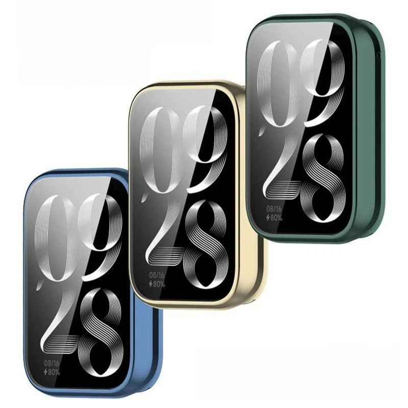 Soft TPU Case for Xiaomi Band 8 Pro Full Cover Screen Protecter Film Glass Cover on Xiomi Smart Band 8pro