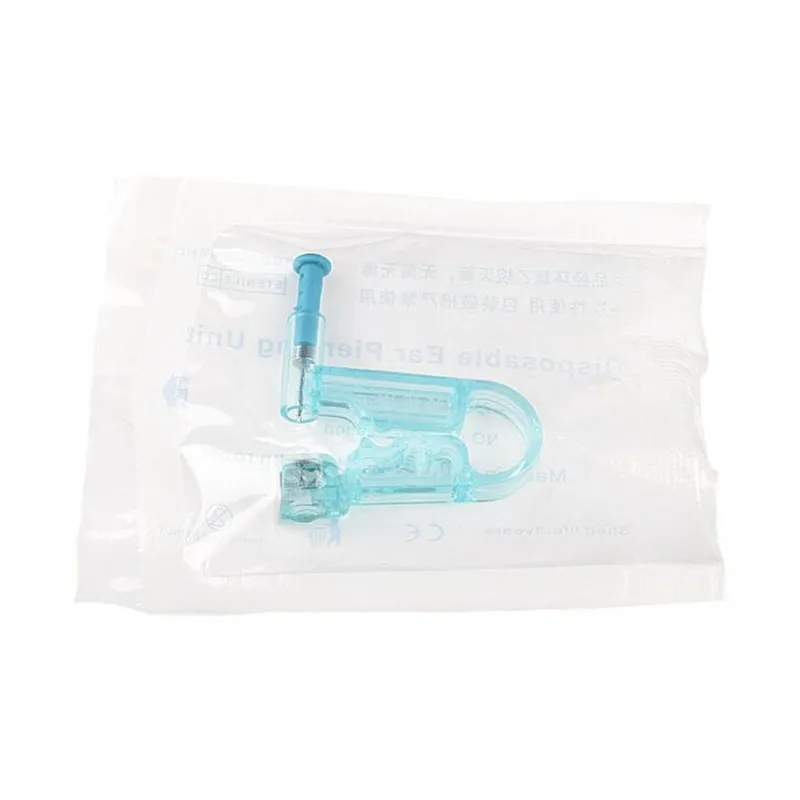 1 قطعة المتاح الأذن ثقب مجموعة أدوات للمسدس سلامة صحية القرط الأنف ثقب أداة آلة معقمة مجوهرات للجسم لا الالتهاب