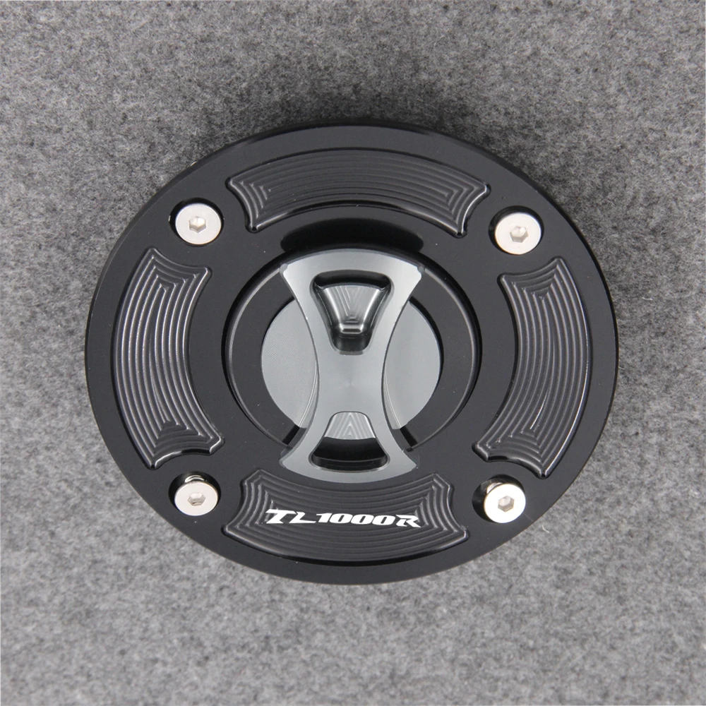 

Keyless Motorcycle Fuel Gas Tank cap Cover For SUZUKI TL1000R 1998-2003 (1999 2000 2001 2002