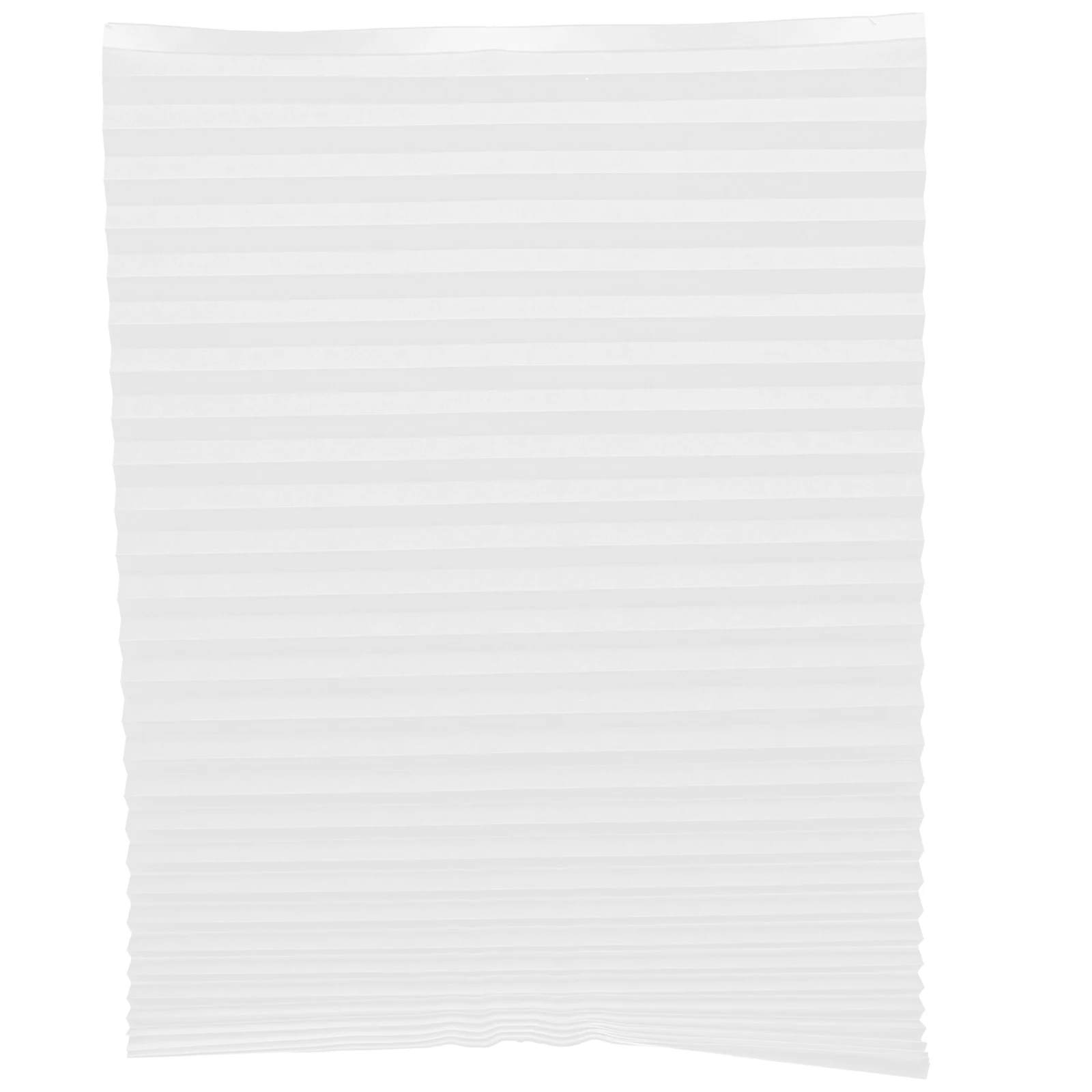 

Self Adhesive Pleated Curtains 90x150cm White Polyester Blackout Bedroom Door Blinds No Drilling Window Shades Easy Install