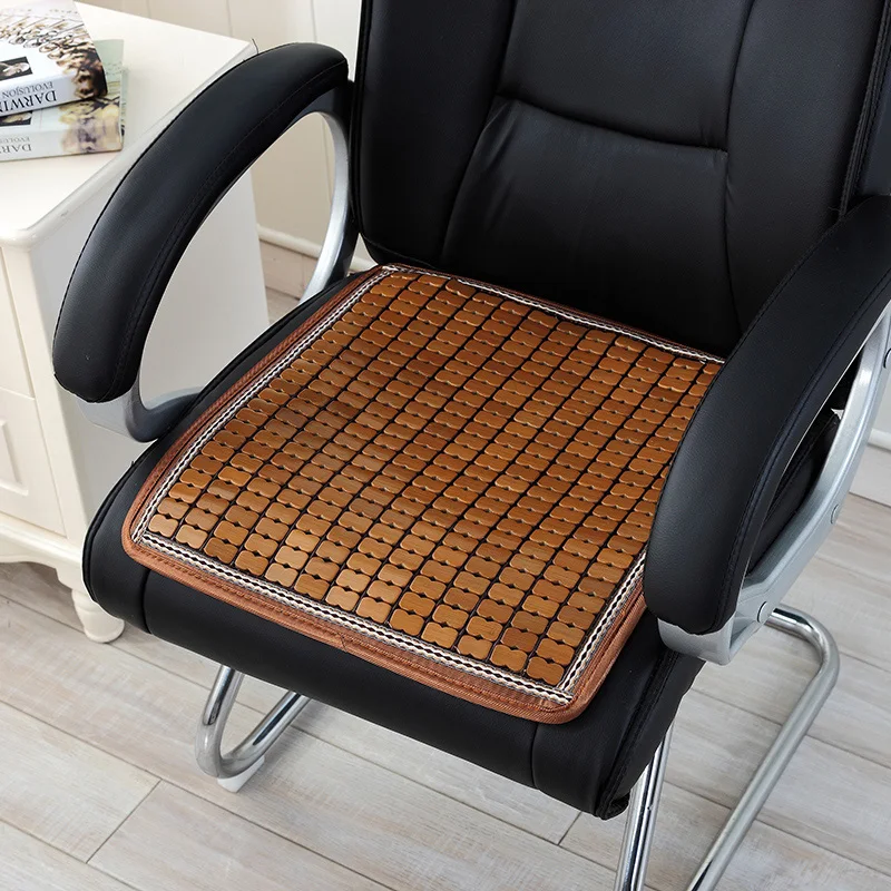 

Summer Mat Cushion Office Home Car Mahjong Shape Bamboo Product Seat Sedentary Sofa Stool Cushion