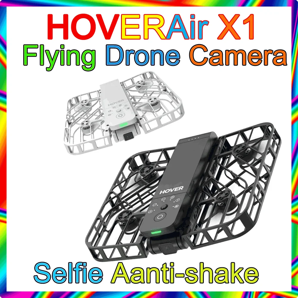 HOVERAir X1 كاميرا الطائرة بدون طيار الحياة معاينة السيلفي المضادة للاهتزاز HD الطائرة بدون طيار حجم الجيب للتخييم في الهواء الطلق السفر جديد