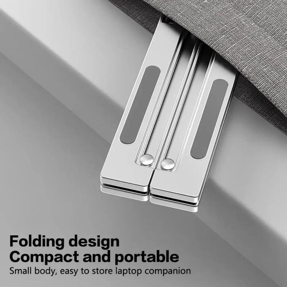 Foldable Laptop Cooler Stand With Fans High Quality Metal Notebook Computer Cooling Pad Portable Stand Adjustable Stand