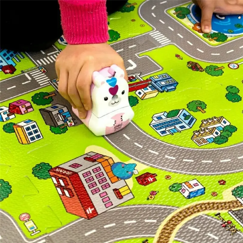 9PCS Traffic Activities Mat for Baby Baby Play Mat Traffic Play Mats Game Mats Tatame Crawling Mat Puzzle Mat Floor Noise Mat