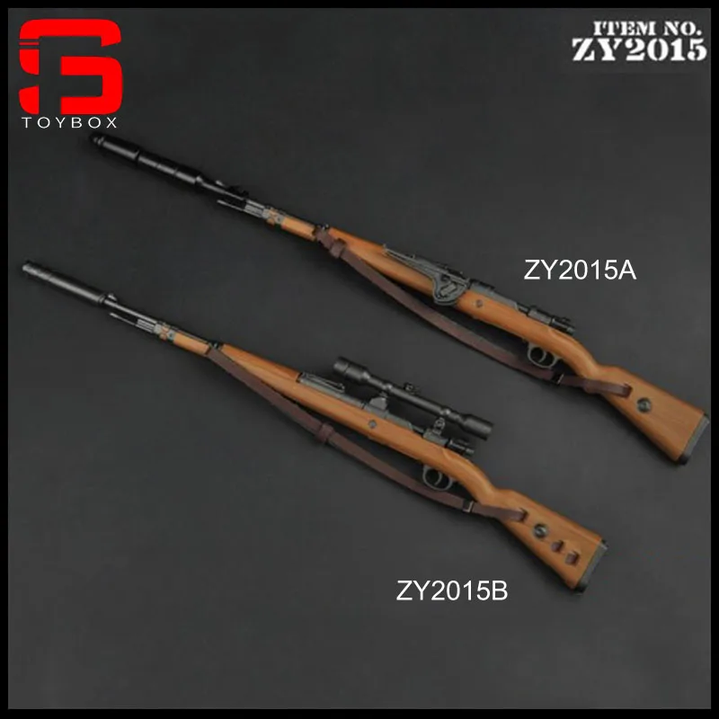 In Stock ZYTOYS ZY2015 1/6 Scale 98K Rifle Sniper Military Weapon Mini Plastic Gun Model For 12" Soldier Action Figure Body Doll