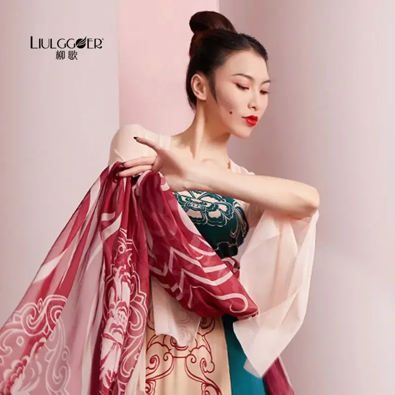 Han En Tang Dance Kostuum Beauty Pass Klassieke Uitvoering Kostuum Chinese Stijl Tang Stijl Esthetische Hanfu