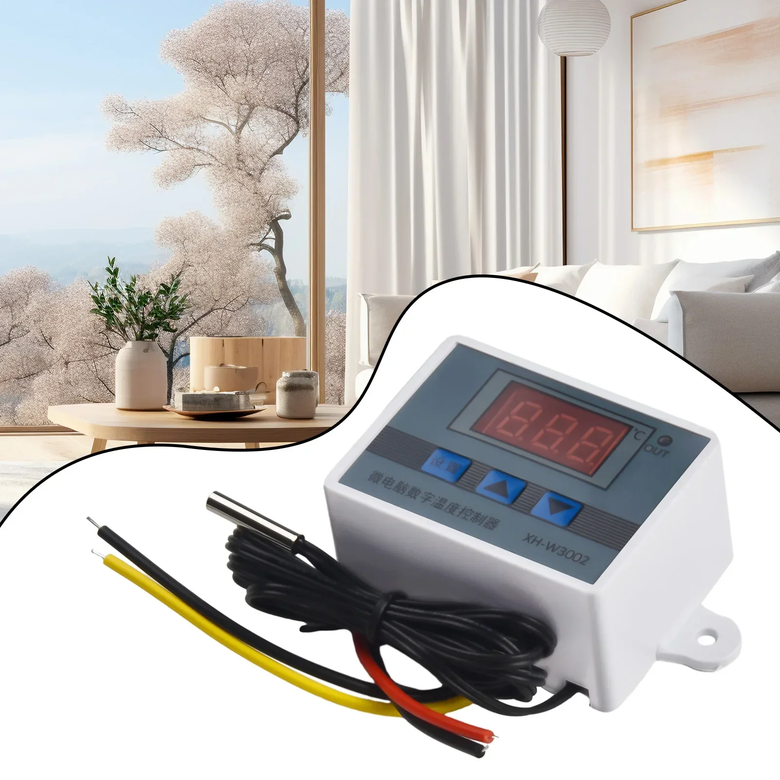 

12V/24V/220V Professional W3002 Digital LED Temperature Control 10A Thermostat Regulator XH-3002 Home Temperature Controller