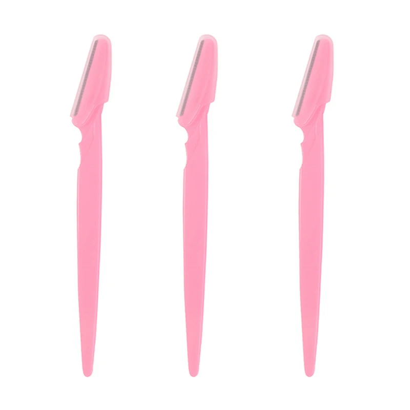 10 pezzi di rasoio e rasoio per sopracciglia per donne e uomini, tagliacapelli e rasoio per sopracciglia con copertura protettiva, rasatura sicura