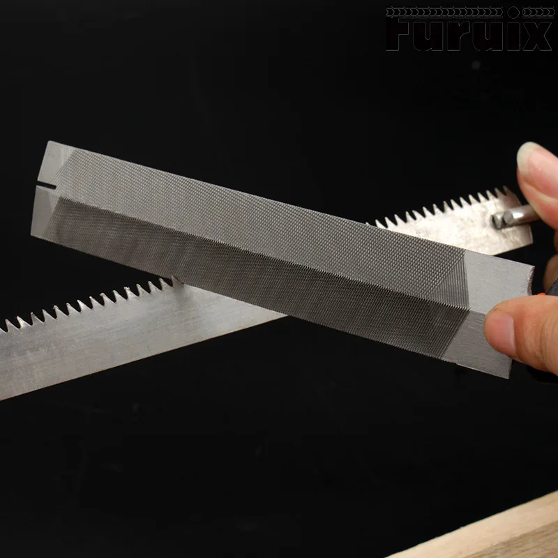 Six-inch Diamond Rhombus File Woodworking Fine-toothed Steel File Abrasive Sawtooth Open-edged File