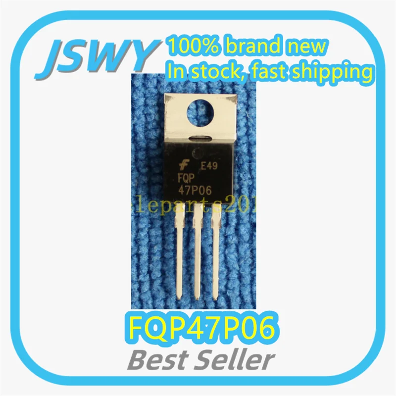 

(10/50pcs) FQP47P06 TO-220 MOS field effect power transistor Brand new and original Fast delivery In stock