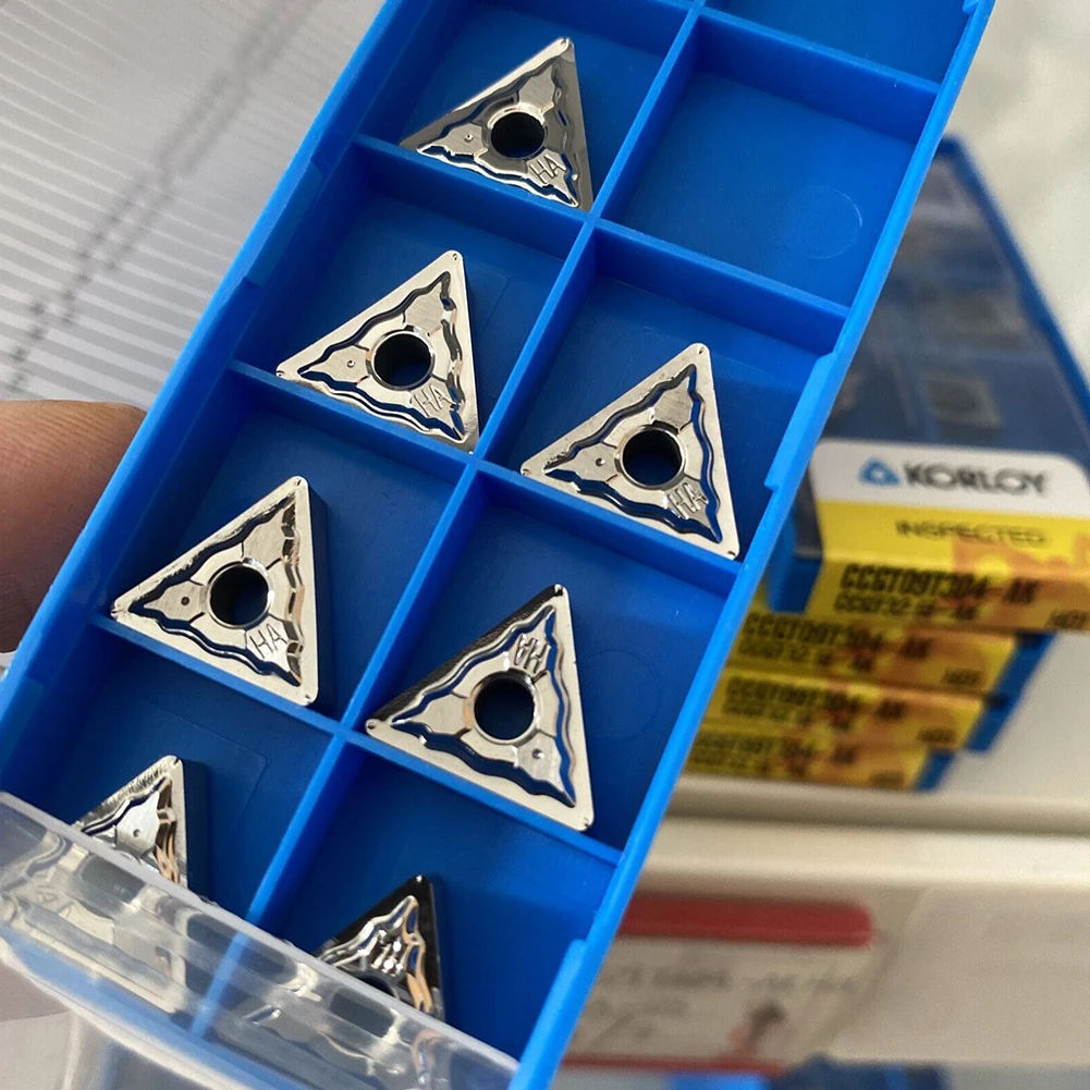 10pcs TNMG160408-HA H01 Aluminum CNC TNMG332 for ak Carbide Insert Square for blades For Aluminum Turning Tool Machinery