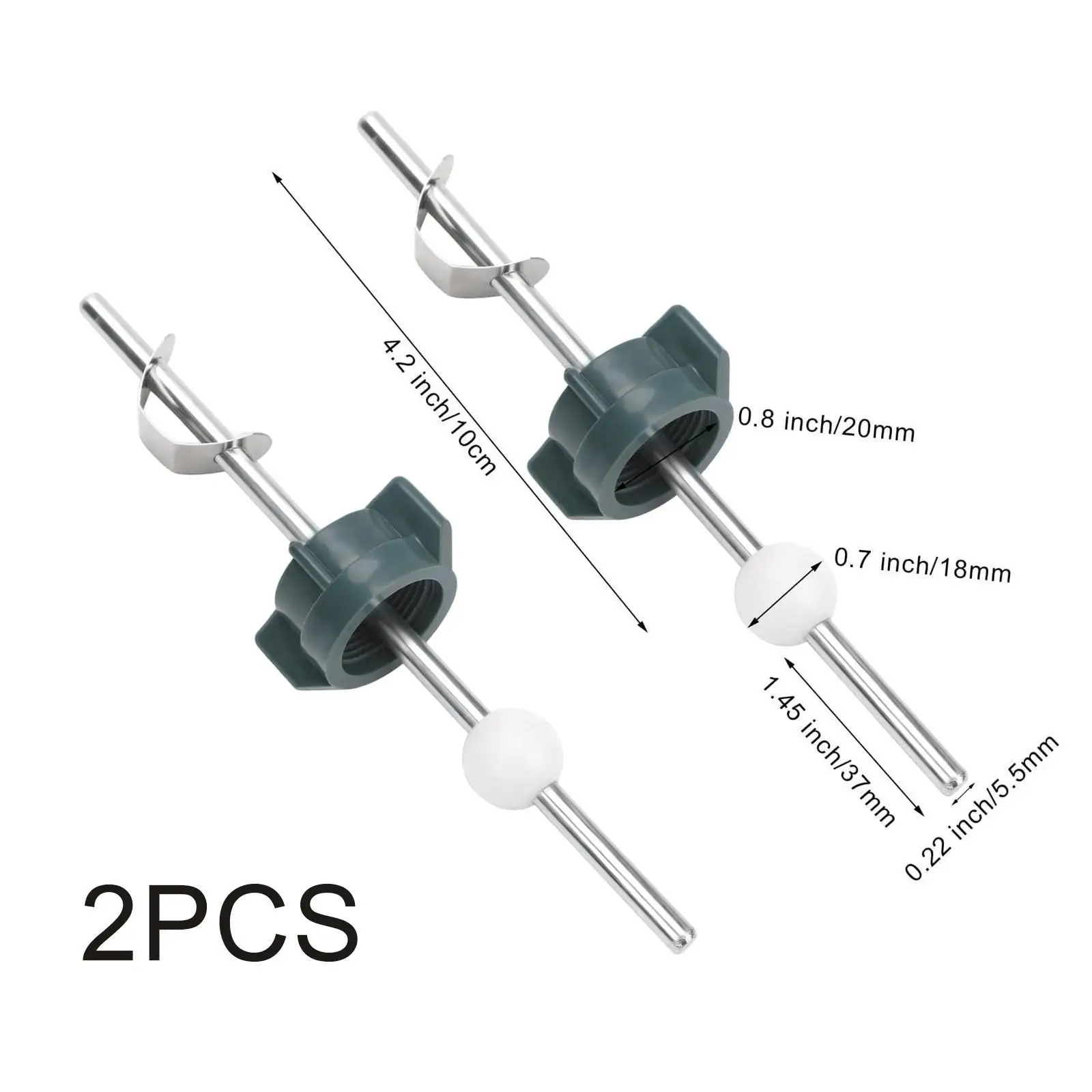 

Bathroom Sink Drain Overflow Stopper Assembly Linkage and Spring Clip Kit for Vessel Sink Easy Install