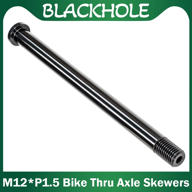 M12*Pitch 1.5mm Bike Thru Axle Skewers For MTB Road Bike Wheel Axle Quick Release Shaft Bike Frame Fork Repair Thru Axle Skewers