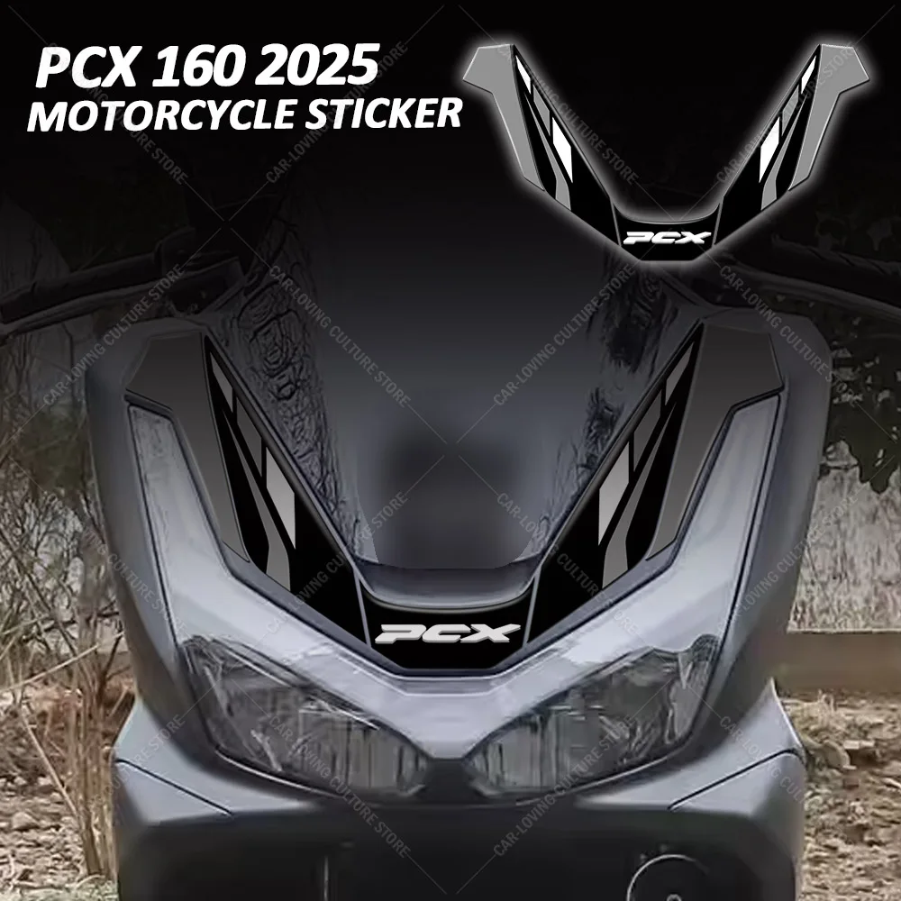 

PCX 1602025 Motorcycle Accessories Front Protection 3D Gel Epoxy Resin Stickers Anti-Slip Waterproof Sticker For PCX 160 2025