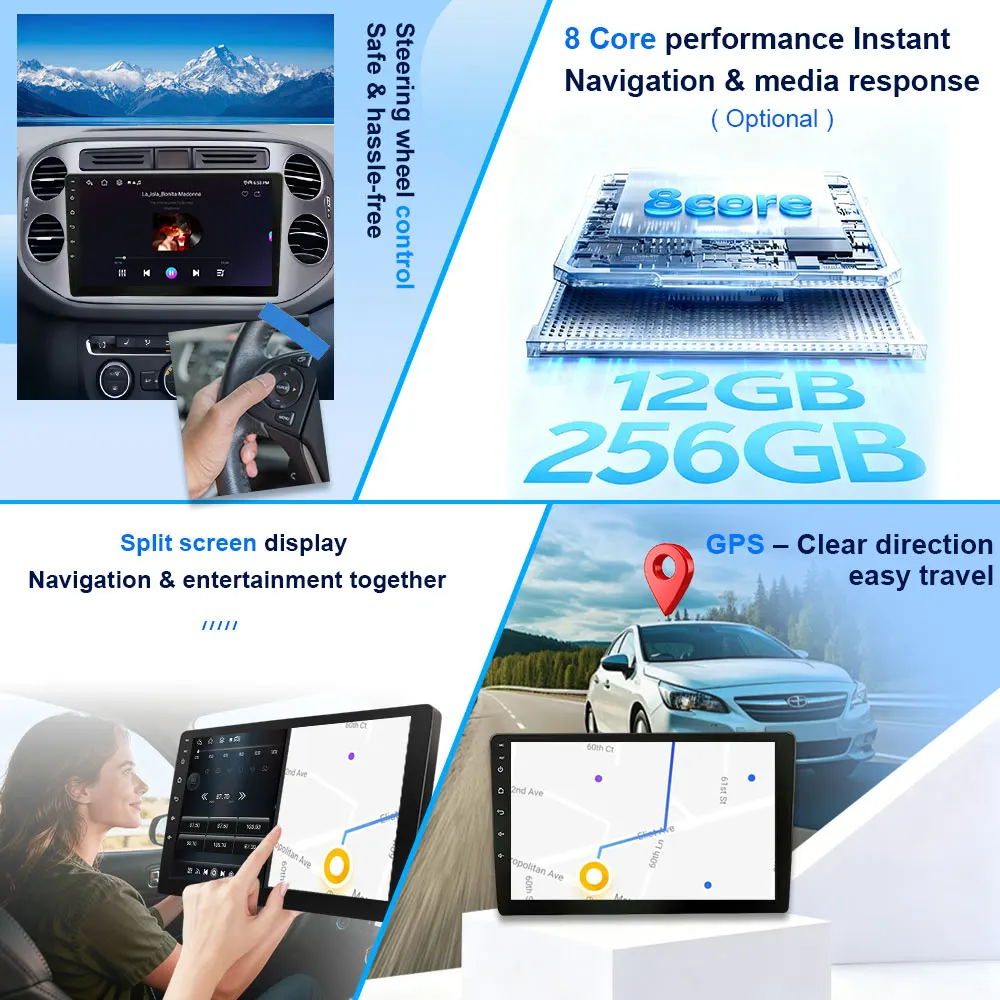 9 '' For Chevrolet Onix Cavalier 2016 - 2019 Navi GPS Car Radio Stereo WiFi 4G BT Wireless CarPlay Audio Video Multimedia Player