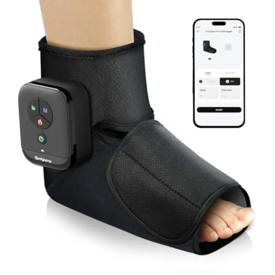 

Comfytemp K1007 Air Compression Therapy Device, Portable Foot Massager for Circulation and Pain Relief, K251623 Cleared