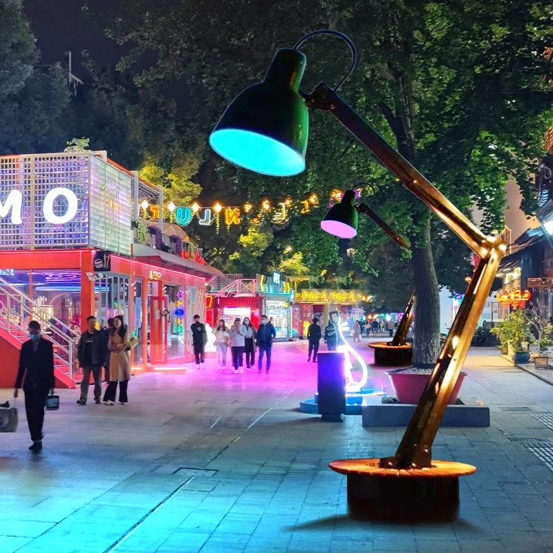 Outdoor landscape lamp Giant desk lamp Commercial square Pedestrian street Road lamp Courtyard park landscape engineering