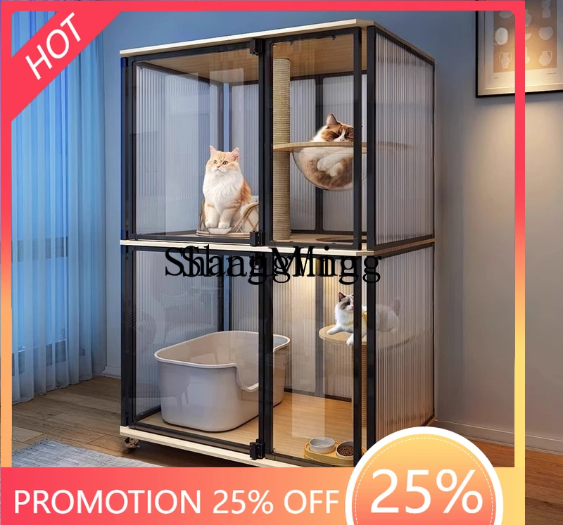 

FG good-looking villa cat cage household indoor large space new cabinet cat house cat nest universal in all seasons