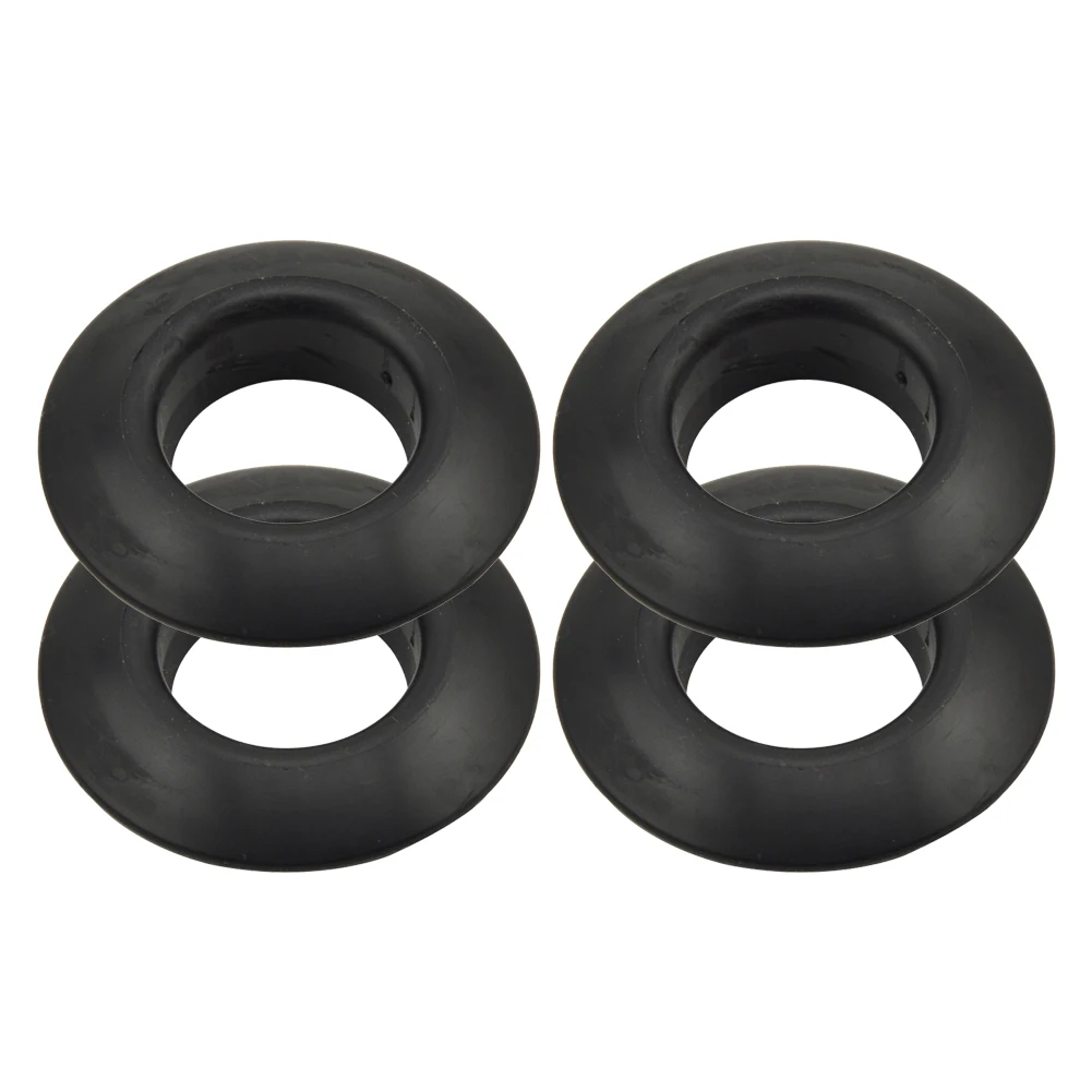 Practical To Use High Quality Brand New Drip Rings 4 Pcs Black Easy To Install Inner Diameter 27MM Replacement