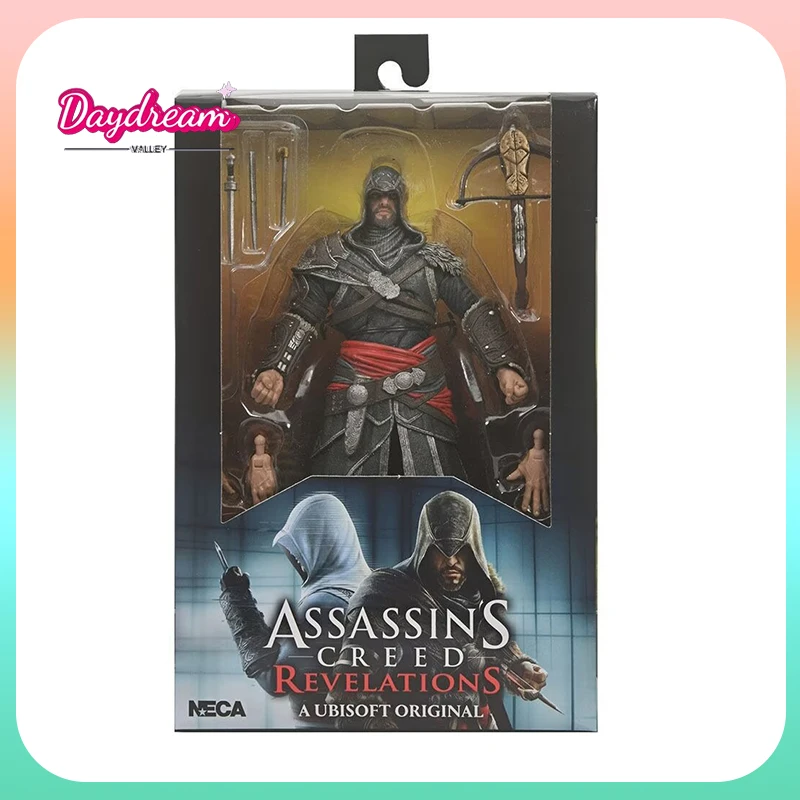 NECA Assassin's Creed III Action Figure EZIO Figuras Toys Game Figurine Anime Figura PVC Collection Model Doll Gift for Children