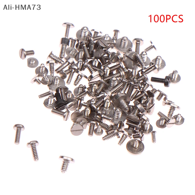 HMA73-100Pcs Tiny Precision Mixed Multi-size Watch Screws Movement Repair Tools Part For Watchmaker